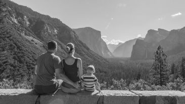 Yosemite National Park, California, USA. Landscape. Family. Solitude. Mountain View. Glacier Point.