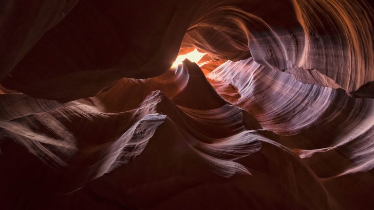 Antelope Canyon Arizona, USA. Arizona Attraction & Travel Destination. Most photographed canyon.