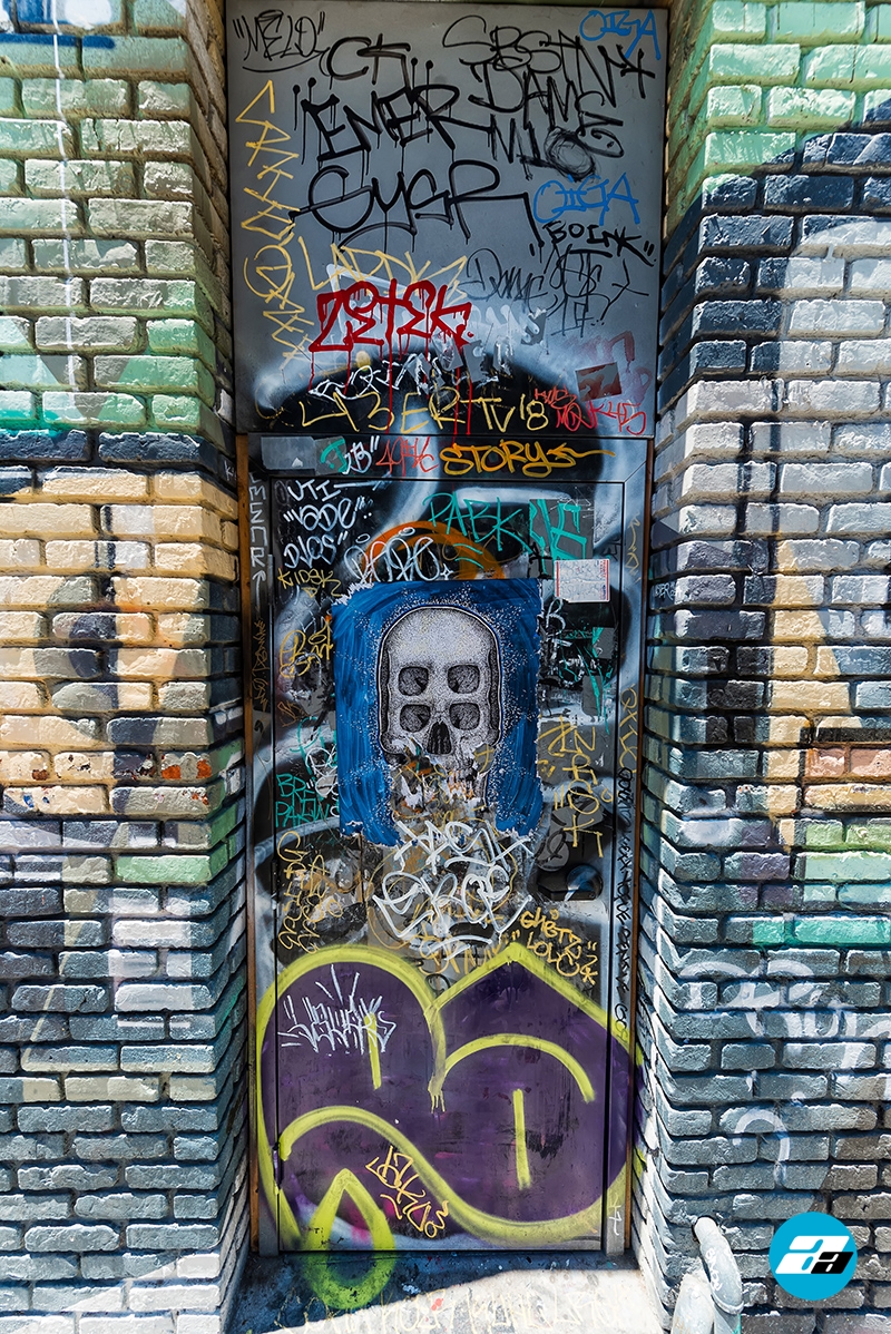 LA Arts District, Los Angeles California. Graffiti Art