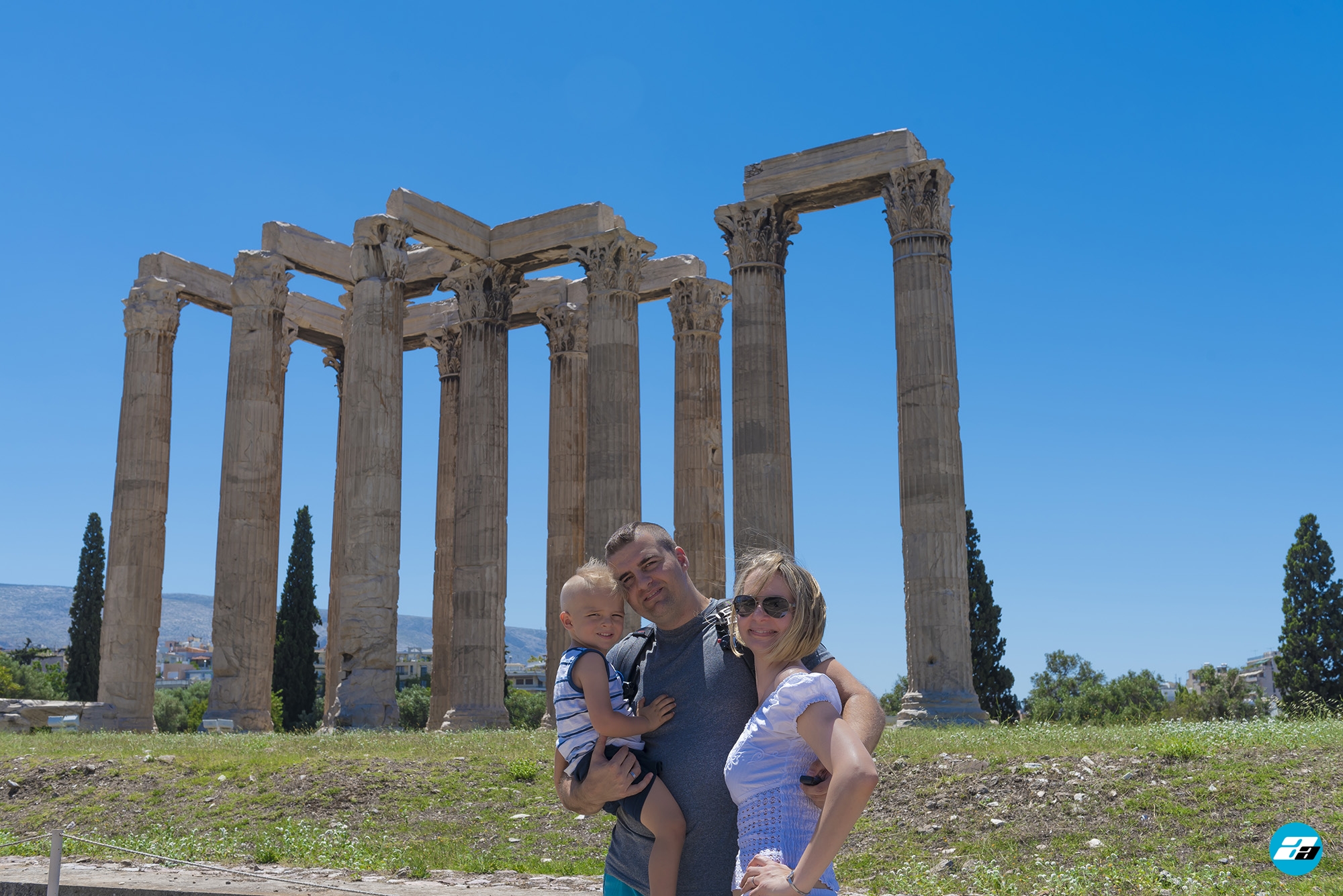 Temple of Olympian Zeus. Athens Greece