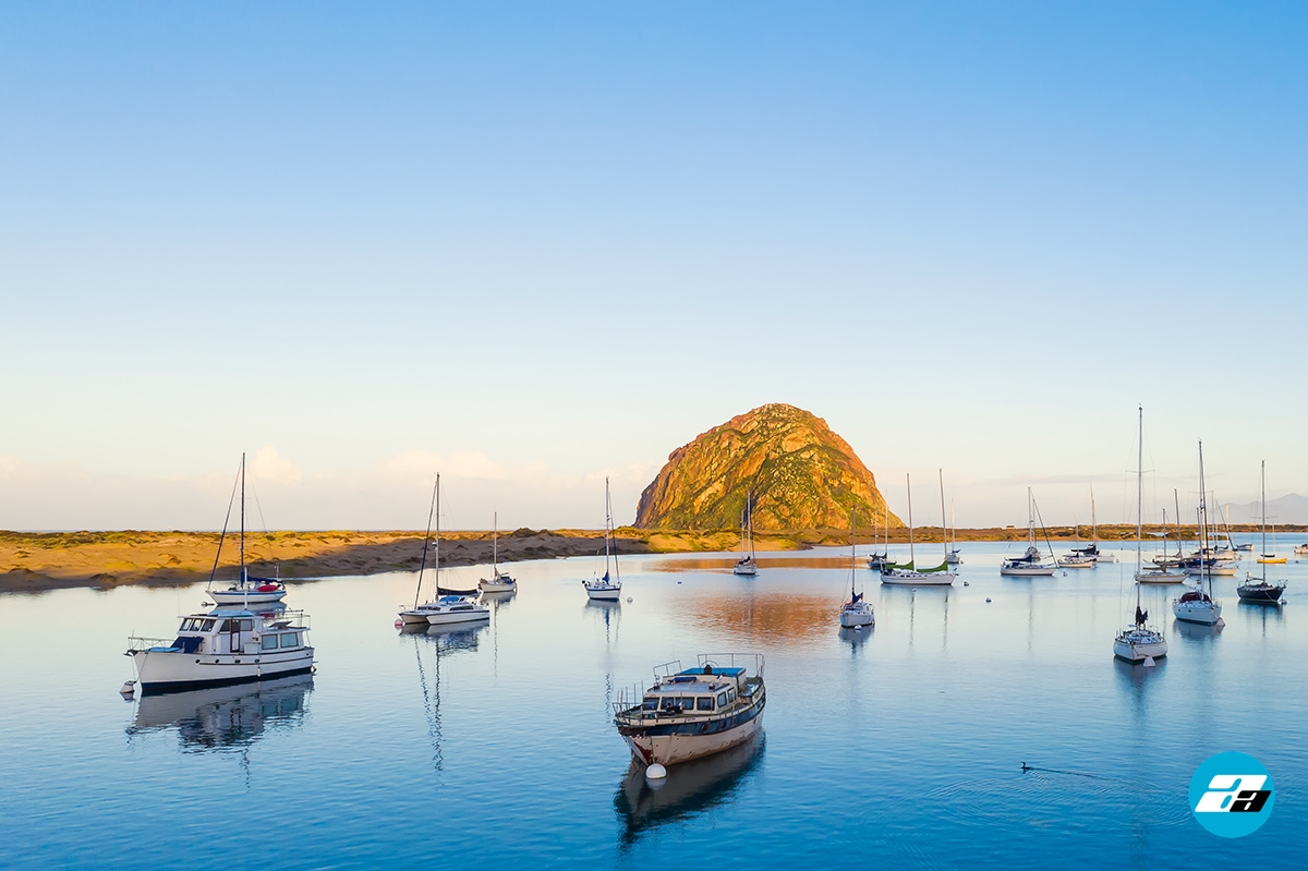 Moro Bay, Moro Rock, California, Pacific Coast Highway